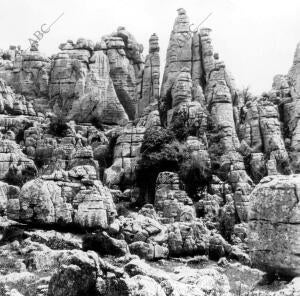 El torcal Antequera (Málaga)