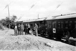 Guerra Civil: Tren sanitario al servicio de los combatientes del frente