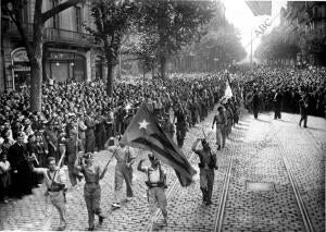 Desfile de Milicias Antifascistas