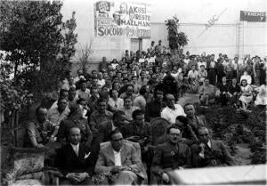 Aspecto del público durante el festival organizado en Madrid por el servicio...