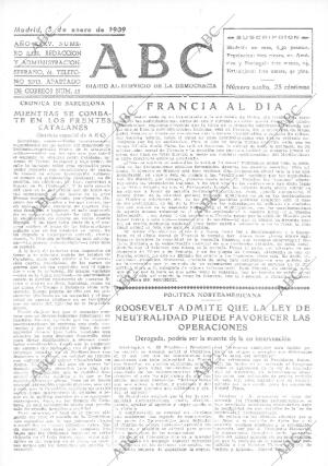 ABC MADRID 05-01-1939