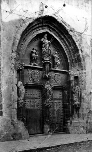 Pórtico de la colegiata de Gandia (Valencia)