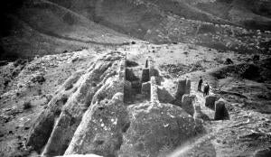 Ruinas de la iglesia de Bobascter (siglo Ix) en las Mesas de Villaverde en...