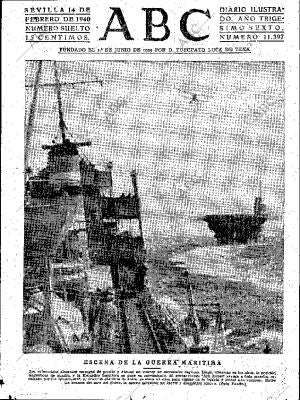 ABC SEVILLA 14-02-1940