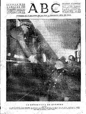 ABC SEVILLA 29-03-1940