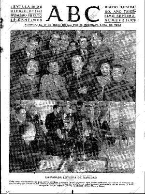 ABC SEVILLA 28-12-1941