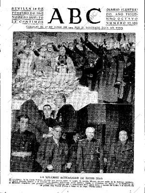ABC SEVILLA 14-02-1942