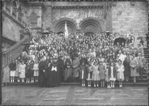 Peregrinación del instituto femenino de la coruña