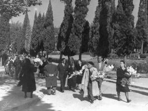 Día de Difuntos en el cementerio de La Almudena