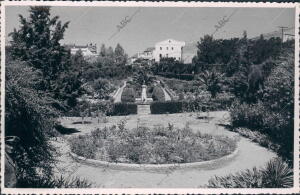 Un aspecto del parque municipal de Aracena