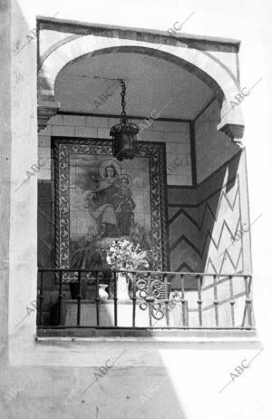 Retablo del Carmen, Reconstruido en la calle Santander, junto al Desaparecido...