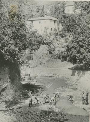 Río Darro (Granada), mayo de 1950