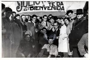 El martes por la tarde Llegaron al aeropuerto de Barajas los Toreros Españoles...