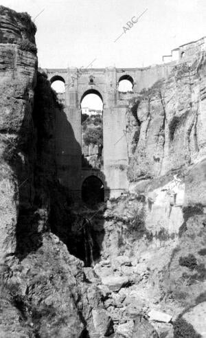 Puente nuevo del tajo de Ronda (Málaga)