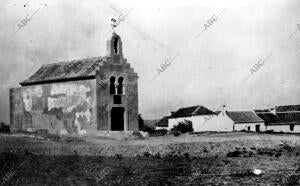 Vista de la ermita de Valme en el pueblo las dos Hermanas (Sevilla)