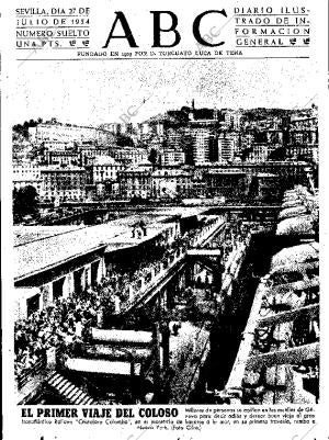 ABC SEVILLA 27-07-1954