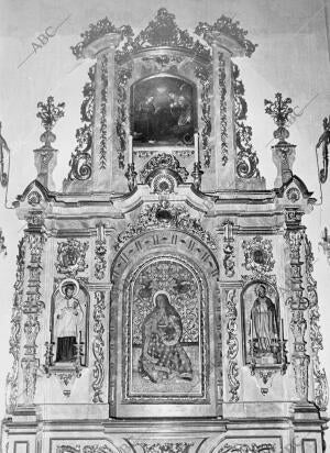 Altar de nuestra Señora de la Cinta, Patrona de Huelva, que Será Bendecido Hoy,...