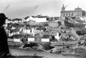 Vista parcial del pueblo la Guardia (Toledo)