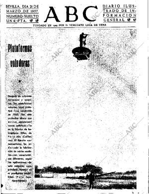 ABC SEVILLA 21-03-1957