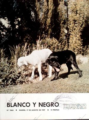 BLANCO Y NEGRO MADRID 17-08-1957