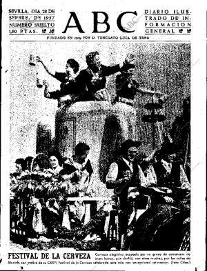 ABC SEVILLA 28-09-1957