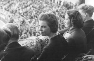 La Princesa Margarita de Suecia, Presenció la corrida de Toros del domingo de...