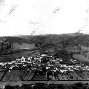 Vista general del pueblo san Nicolás del puerto visto Desde "el Calvario"...