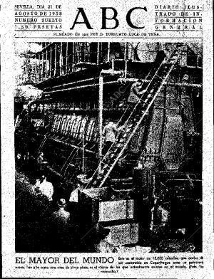 ABC SEVILLA 21-08-1958