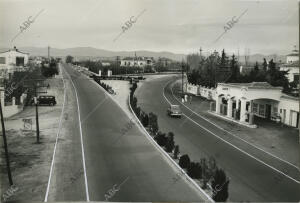 Las Rozas (Madrid), 2/12/La carretera de La Coruña a su paso cerca de Las Rozas