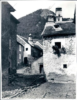 Pintoresco rincón de Siresa (Huesca)