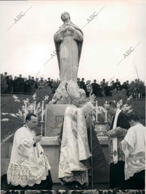 Acudieron el obispo de la Diócesis, el arzobispo de Zaragoza, el obispo de...