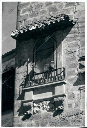 Balcón en una casa de Úbeda