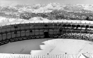 Imagen de la plaza de toros nevada