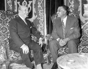 Francisco Franco y Gamal Abdel Nasser