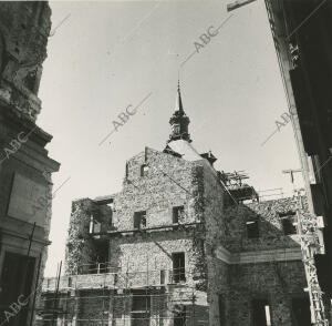 Obras de reconstrucción del Alcázar de Toledo
