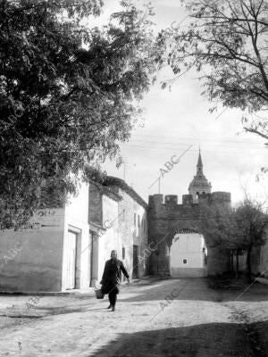 Puerta de Madrid del pueblo Yepes (Toledo)