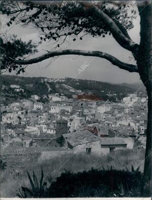 Vista del pueblo de Tossa de mar