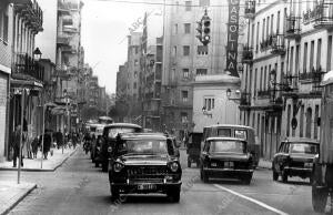 Semáforo en la calle Cartagena