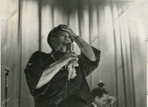 Ella Fitzgerald y Duke Ellington actuando en Madrid