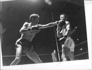 Combate entre Pedro carrasco contra Krogh en Madrid por el Titulo Europeo