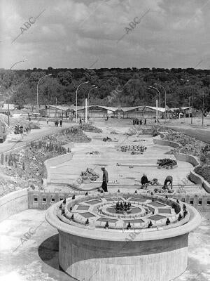 Construcción del Parque de Atracciones de Madrid