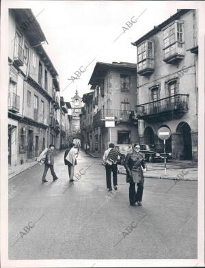 Ponferrada, calle del reloj