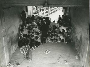 Entrada de la plaza de toros en los San Fermines