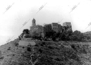 Vista general del castillo de Cullera (Valencia)