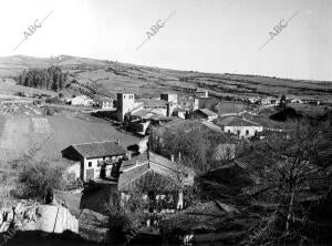 Vista parcial del pueblo Santillana del Mar (Cantabria)