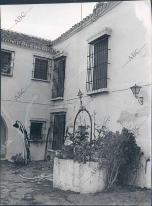 Interior del palacio del coto de Doñana