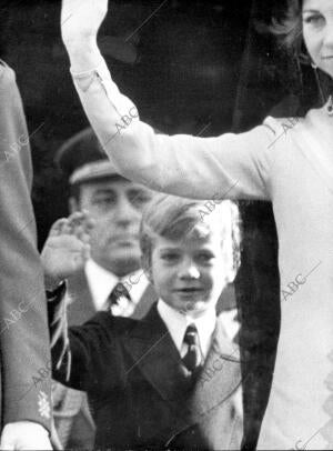 El Príncipe don <strong>Felipe</strong> en la Iglesia de los Jerónimos donde se ha celebrado la...