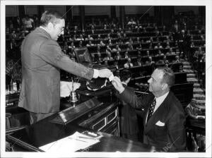 Manuel Fraga en el Congreso de los Diputados