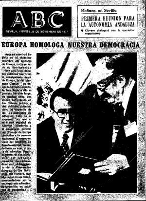 ABC SEVILLA 25-11-1977