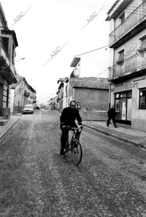 Una de las Calles del pueblo Nava de la Asunción (Segovia)